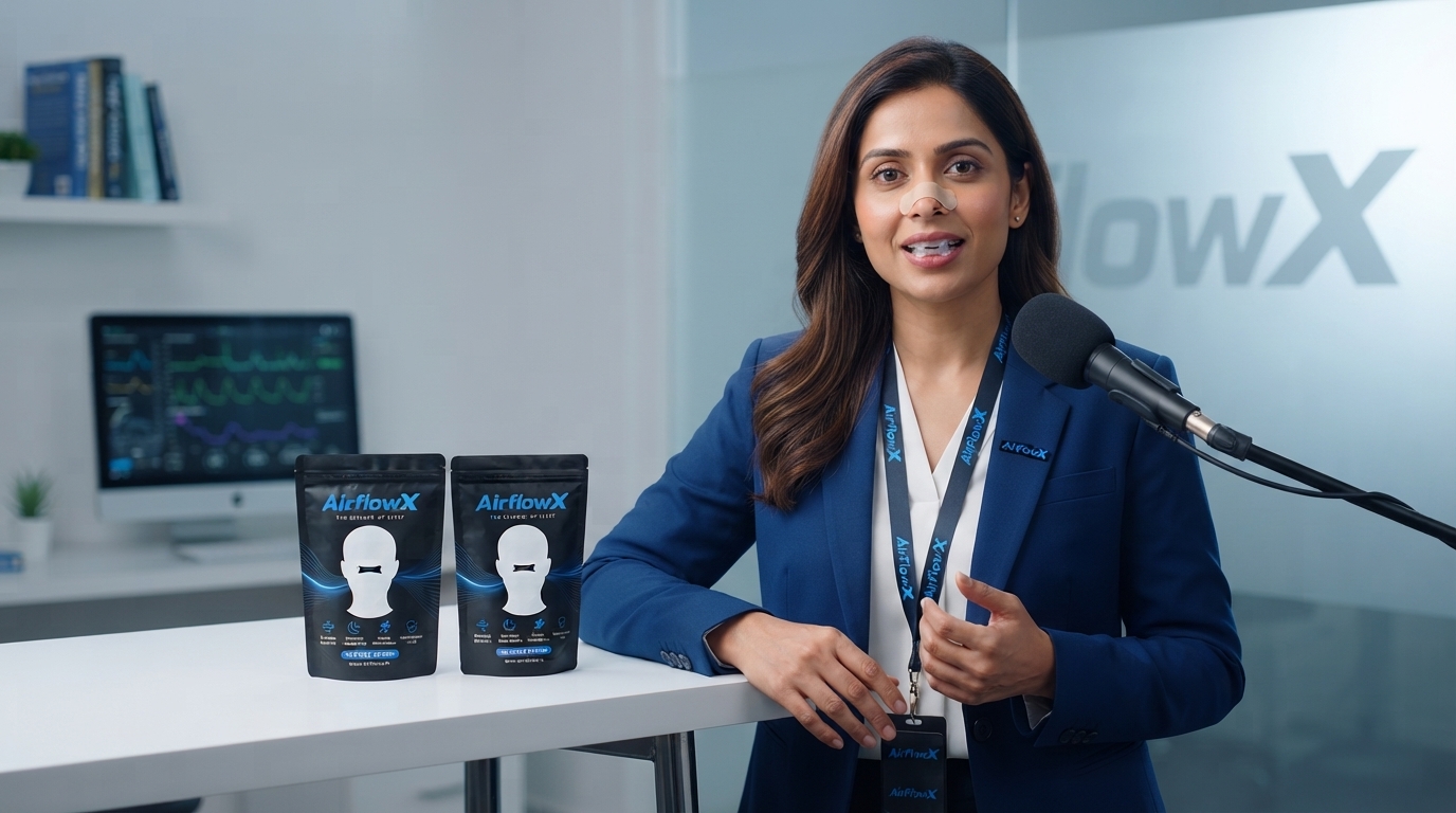 AirflowX Nasal Strips & Mouth Tape | Improve Sleep Naturally & Reduce Snoring